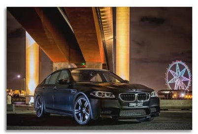 KAIPA Sportwagen-Poster für BMW M5, Superauto-Rennwagen-Poster, dekorative Malerei, Leinwand, Wandposter und Kunstdruck, moderne Familienschlafzimmer-Dekoration, Poster, 20 x 30 cm