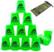 ACMEDE 12 Stück Quick Stacks Cups, Sport Stapelbecher Stacking Stapel Becher Speed Trainingsspiel Challenge Competition Stapeln für Training Schnelle Reaktionsfähigkeit Party (Mit Netztasche)