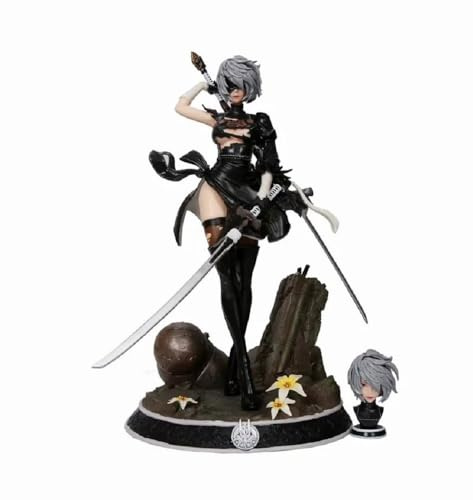 Anime Game NieR: Automata Character Yorha No. 2 Type B Action Figure Miss 2B Beautiful Girl Cartoon Toy Ornaments Model Doll Gift Box