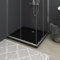 Rantry Piatto Doccia in ABS Rettangolare Nero 80x90cm Decorazione da Mobili Camera