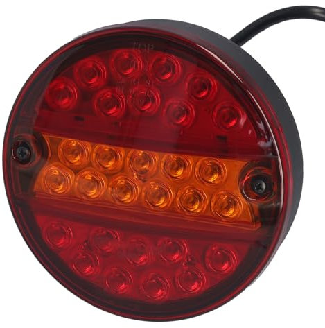 SAMETRUCK LED Rückleuchte Heckleuchte Rücklicht Rund 140mmØ LKW PKW Anhänger 12V 24V