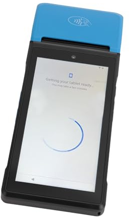 Jectse POS-PDA-Belegdrucker, 58 Mm Breite 1D 2D QR-Barcode-Scanner, 5,5-Zoll-Touchscreen-Handheld 3G 4G 5G POS-Belegdrucker für Android 12, Unterstützt 4G LTE WiFi BT NFC (Eurasien)