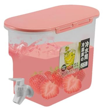 Recipiente de agua para frigorífico, jarra de agua para frigorífico, jarra grande de bebidas para frigorífico, jarra de limonada de 3,5 l con grifo, accesorios de cocina, recipiente grande para