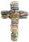 Taprion Jesus Wandkreuz Heiliges Kruzifix Wandkreuz katholisches christliches Geschenk Heimdekoration