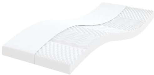 Xichuzi Schaumstoffmatratze Weiß 100x210 cm 7-Zonen Härtegrad 20 ILD, Matratze, Bettmatratzen - 4016648