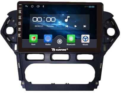 Quad Core 4G+64G Car CarPlay Android Auto 10 IPS Display Navigation Stereoanlage Touchscreen Haupteinheit Pad Tablet Rückfahrkamera GPS Radio Media Player für Ford Mondeo 2011-2013 at AC
