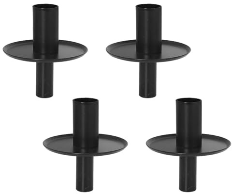 Blmirror Elegant table centerpiece wine bottle caps taper candle holders wine bottle inserts iron candle holders romantic home