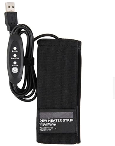 Digitalkamera-Heizung – Einstellbarer Rosée-Remover | USB Dew Hadiat | Heizung Brigin für das Objektiv mit 3 Wärmeeinstellungen, Remover Lens Warmer mit 3 Wärmeeinstellungen für Kameras