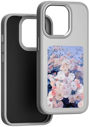 XKrmp Smart Ink Phone Case​​ - Custom Picture Protective Cover, ​DIY Photo Display Phone Case​​ via NFC, Unleash Your Creativity, Anti-Drop​​ for iPhone​​ Series (#3,for iPhone 13 Pro)