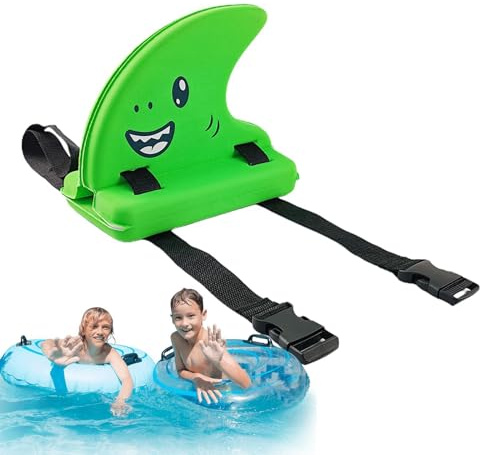 Pinne di squalo da nuoto per bambini, Pinne di squalo da nuoto - Dispositivo per piscina per bambini con forma a pinna | Galleggianti per allenatore di, allenatore di di sicurezza indossab
