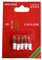 Konstsmide Ersatzbirne, 5er-Blister, klar, 2.5V, 0.25W, weiße Steckfassung - 2006-052SB