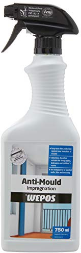 Wepos Schimmel Entferner Chlorhaltig 750 ml | entfernt Schimmelpilzansätze, Stockflecken, Bakterien | Sofortwirkung | mit Aktiv-Chlor | BAuA-Rg.Nr.: N-32697