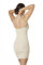 SLEEX Damen Shapewear Figurformendes Miederkleid mit Traegern (verstellbare, austauschbare Traeger), Hautfarben, Groesse S/M