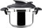 Magefesa Nova - Olla Express Rápida 4L, Acero Inoxidable 18/10, Sensor de Presión, Cierre Fácil y Cómodo, Cocina Sana, Inducción, Ahorro Energético