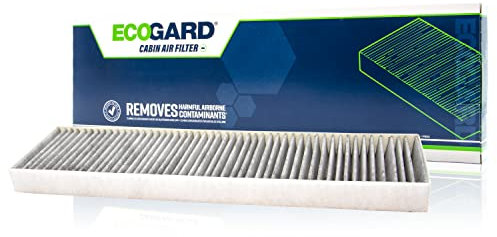 ECOGARD XC10313C Premium Cabin Air Filter with Activated Carbon Odor Eliminator Fits Mini Cooper 2009-2015, Cooper Countryman 2011-2016, Cooper Paceman 2013-2016