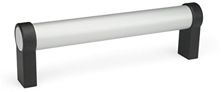Ganter Normelemente | Rohrgriffe - GN 333.1-28-500-A-EL | Durchmesser: 28mm | Form A | Aluminium | eloxiert naturfarben | 1 Stück