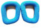 NAMVO Almohadillas de Repuesto para Auriculares para Auriculares Logitech G35 G930 G430 F450 - Azul