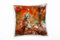 Paul Sinus Art Tiere, Eule, Herbst, rot, braun Deko Kissen 40x40cm für Couch Sofa Lounge Zierkissen - Dekoration zum Wohlfühlen