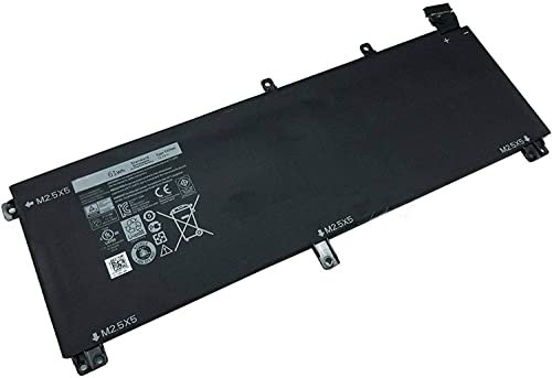 T0TRM Remplacement de la Batterie pour Ordinateur Portable Dell XPS 15 9530 Precision M3800 H76MV 7D1WJ TOTRM（11.1V 61Wh）