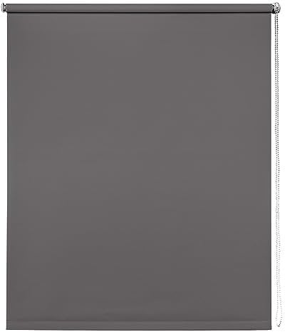 Thermal Blackout Blinds, Grey 240cm (94.48), 165cm Drop - Blackout Roller Blinds For Inside and Outside Recess Fitting - Window Blinds of Multiple Colours and Sizes by New Edge Blinds