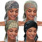 ASHILISIA 4 Stück Frauen Chemohut Turban Beanie, vorgebundene Headwraps Kopfbedeckung Bandana für Haarausfall, Ccily-c-3, Einheitsgröße