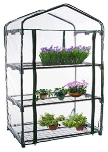 Mini serre de jardin en PVC pour plantes et plantes de jardin 69 x 49 x 155 cm