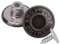 Trimming Shop Jeansknopf-Hammer auf 14 mm Messing Reißzwecken mit Aluminium-Nadel für Bekleidungsreparatur, Jeans, Denims, Röcke, Jacken (Gunmetal, 10 Stück)
