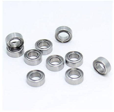 CHENSHUAI Prämie SMR74ZZ zweifach gekapselt Edelstahlkugellager SMR74Z SMR74-2Z SMR74 Z ZZ Rillenkugellager 4x7x2.5 mm 10PCS