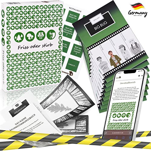 Parameter B Friss oder stirb - Krimi-Dinner Spiel für Zuhause - für 4 Personen, grün, PARPB005