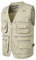 Yukirtiq Herren Anglerweste Outdoor Weste mit Vielen Taschen Schnelltrocknend Sommerweste Funktionsweste Jagdweste Safari Fotografie Hundesport Weste, Beige, XXL