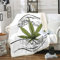 Marihuana Weed Leaf Kuscheldecke Cannabis Leaf Decke 75x100cm Für Kinder Jungen Erwachsene Grün Botanical Wohndecke Ultra weich Nature Plant Decor