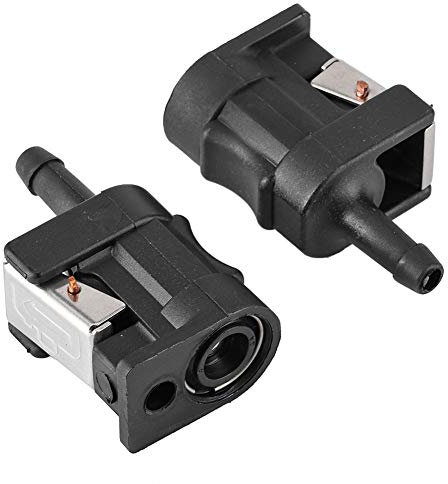 Lot de 2 Connecteurs de Ligne de Carburant, Remplacement du Connecteur de Ligne de Carburant du Moteur de Bateau pour 8 Mm Hors-bord,Pièces de rechange pour bateaux,yachts
