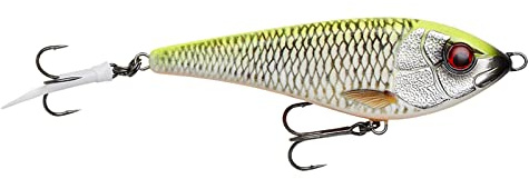 Savage Gear Deviator Swim Jerkbait, Colour: Lemon Roach, Length / Weight / Swimming Behavior 12.5 cm / 50 g / Slow Sinking
