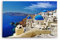 Paul Sinus Wandbild 120x80cm Santorini Mittelmeer Meer Blau weiße Häuser Griechenland
