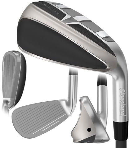 Cleveland Golf Halo XL Full-Face Iron Set, Steel, Regular, 5-PW, Right Hand