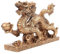 LeGDOr Ornamente Reichtum Skulptur Wohlstand Statue Retro Dekor Sternzeichen Maskottchen Drache Figur Reichtum Drache Statue Drache Skulptur Dekor Drache Ornament Harz China Messing Büro