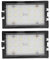 TKSE Number Plate Lights, 2pcs Error Free Plastic LED License Plate light Lamp for Discovery Series 3 4, Freelander 2, Range Rov-er Sport