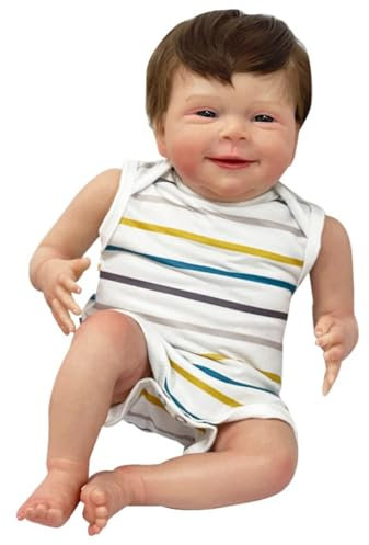 Lonian Reborn Babypuppen – 19 Zoll – echtes Babygefühl, realistisch – Neugeborene Babypuppen, Bezaubernde echte Babypuppen für Kinder ab 3 Jahren