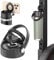 Versafactor WaterLink MagSafe Compatible Lid for YETI Rambler Chug Cap, AirTag Holder, Magnetic Phone Stand (Black, with Handle)