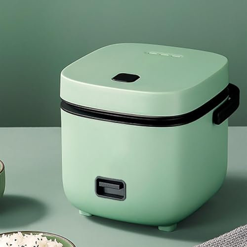 MGHRUE Cuiseurs À Riz Petit 2 Personnes, Petit Cuiseur À Riz, Mini Cuiseur À Boulettes De Riz 1,2 Litre, avec Fonction De Maintien Au Chaud,Vert