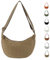 Uwiyo Halbmond Tasche Damen Cord Crossbody Moon Bag Hobo Halfmoon Bag Halbmond Umhängetasche Dumpling Schultertasche mit verstellbarem Gurt für Damen Mädchen (Khaki)