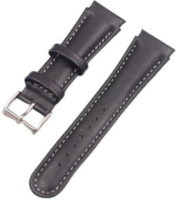 FRSWEQY Unisex Leder Uhrenarmband passend für Suunto X-Lander Uhr Zubehör Premium Gummi schweißsicher Ersatz Armband Band, Genuine Leath, synthetic-resin, agate