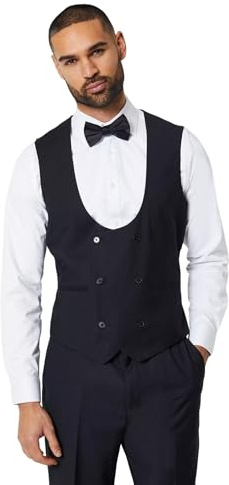 Burton Mens Tailored Tuxedo Waistcoat