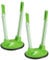 2 Pcs Baggy Racks, Adjustable Sandwich Bag Stand Holders, Food Storage Bags Clips Stands, Plastic Reusable Freezer Bag Holders Racks, Food Prep Holders Stands - Green
