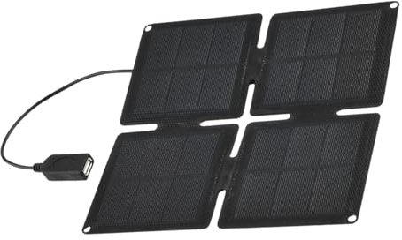 Panneau solaire chargeur portable, chargeur solaire avec prise de courant - Accessoires multifonctions haute efficacité pour caméras de sécurité, téléphones et appareils extérieurs de camping