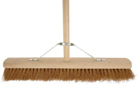 Cleenol 14869TWH Large Wooden Broom with Handle