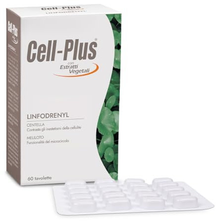 BIOS LINE, Cell-Plus Linfodrenyl, Integratore Alimentare, Azione Drenante, Favorisce il Microcircolo, 60 tavolette