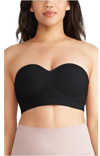 Yummie by Heather Thomson Peyton - Brasier Convertible Ultraligero sin Costuras para Mujer, Negro, XS