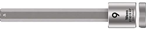 Wera 8740 B HF Zyklop In-Hex-Plus holding function bit socket, 3/8 drive, 9x100mm, 05003042001