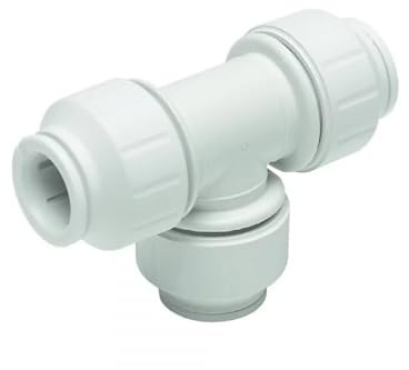 Primaflow 90003114 JG Speed Fit Equal Tee, White, 15 mm, Set of 2 Pieces